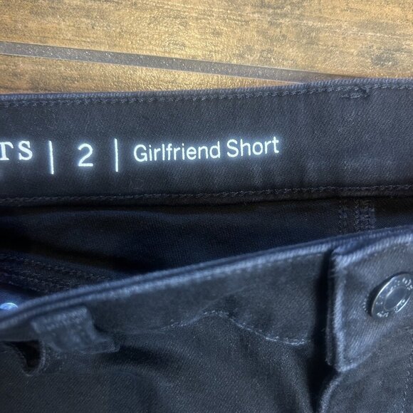 Talbots Black Flawless Girlfriend Bermuda Shorts Size 2 - Picture 5 of 8